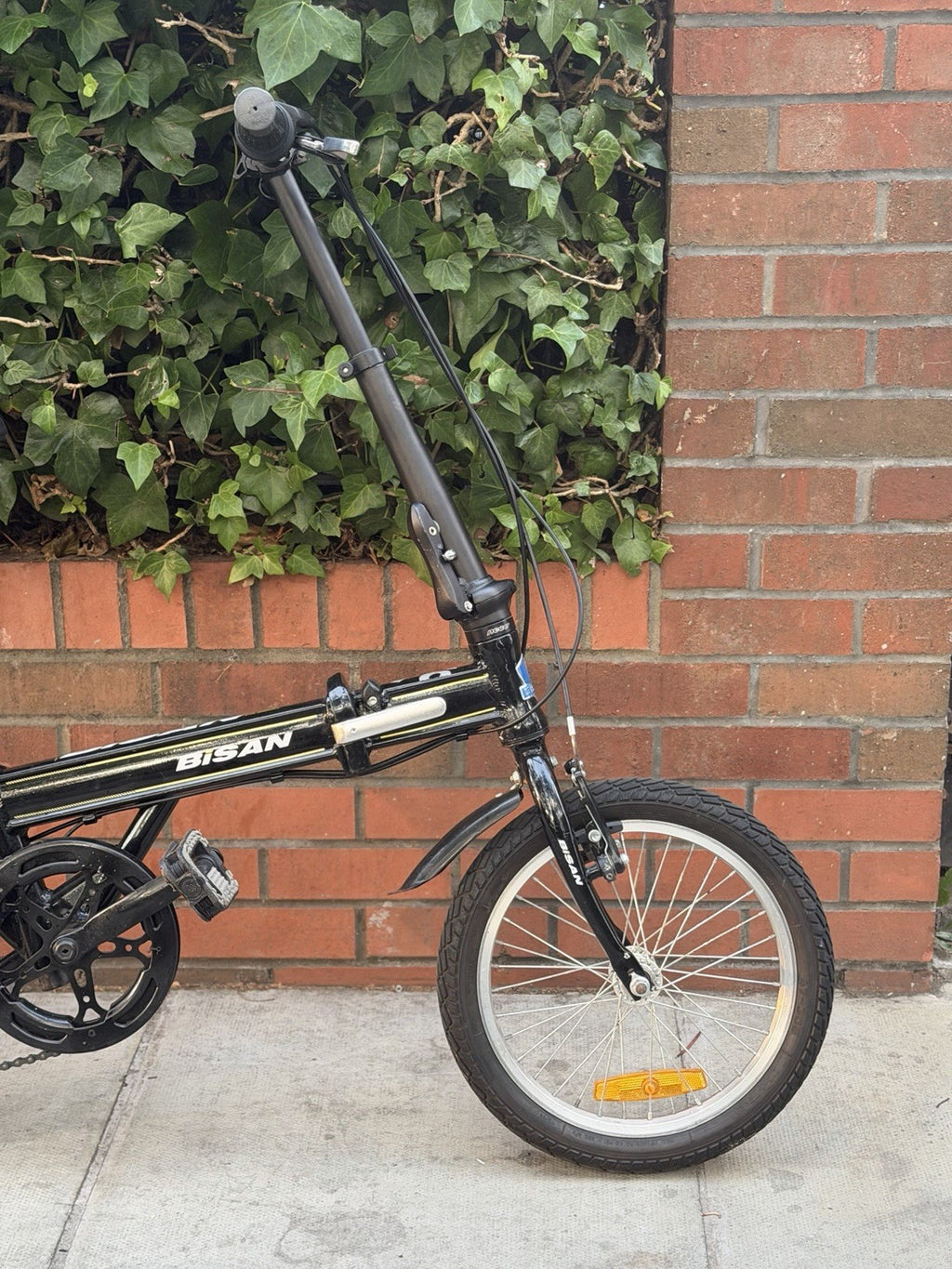 Bisan FX3800 Folding Bike – Black, 16” Wheels, Used, Working Condition