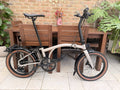 Brompton G Line 8-Speed Roller Frame Traildust White, Size Medium