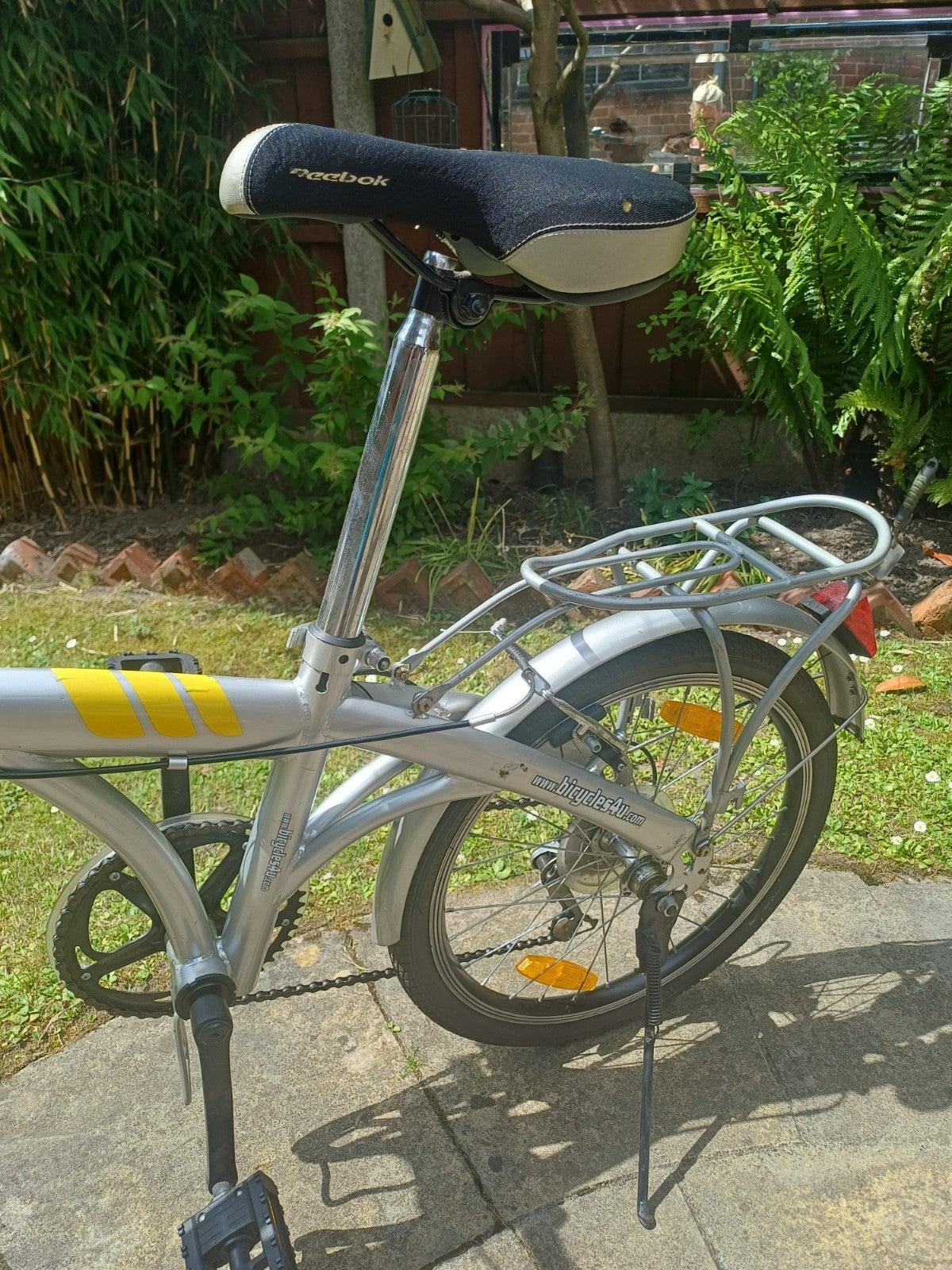 BICYCLES4U Adults Unisex Folding Bicycle 6-Speed Gears 20" Wheels vgc