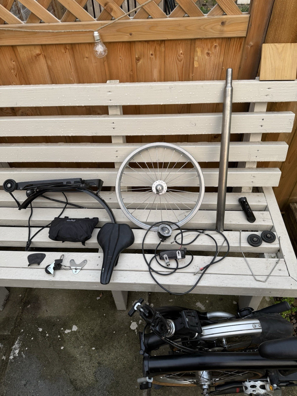 Brompton M6L 2022 black with accessories