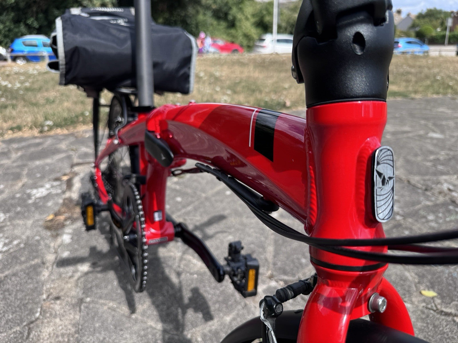Tern Verge D9 Folding Bicycle Red - In Excellent Condition