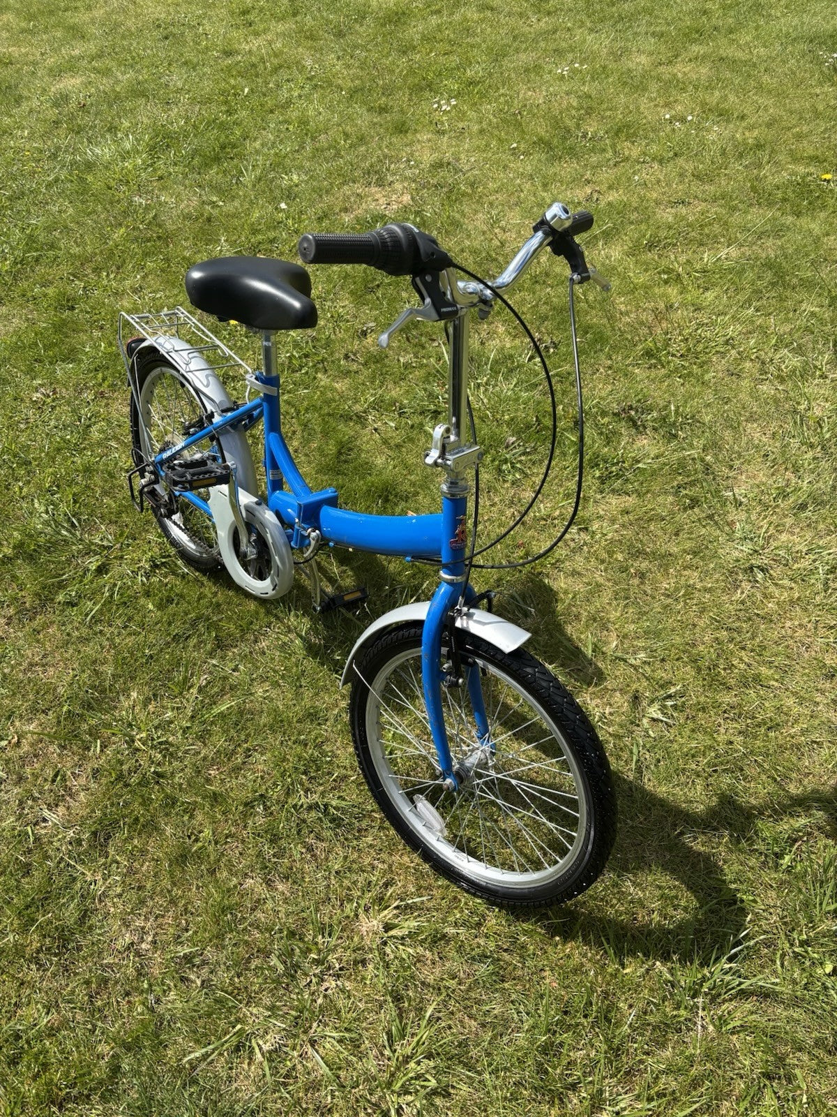 Raleigh Folding Bike In Blue