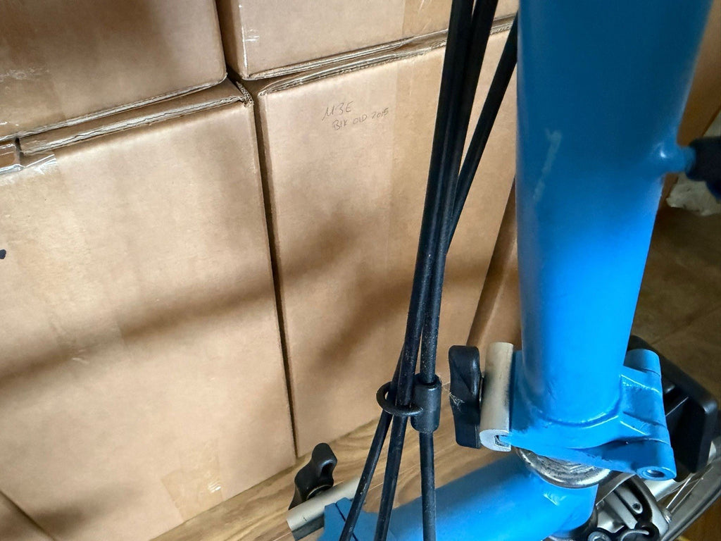 Brompton M3L folding bicycle Blue