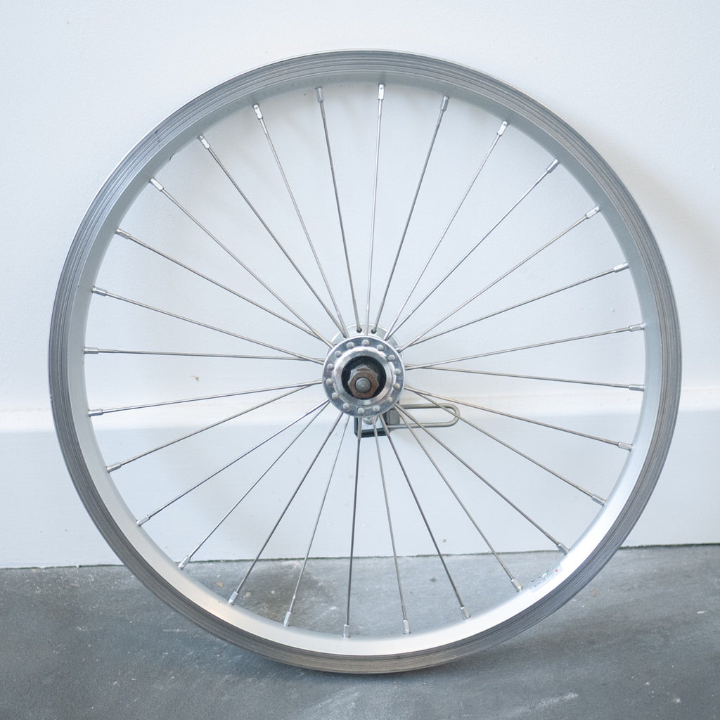 Brompton 2 Speed Front Wheel Rear Wheel Superlight Double Butted Silver  E Hook