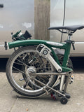 Brompton Folding Bike M6L - Superlight (P-Line) - Racing Green - Dynamo Lights