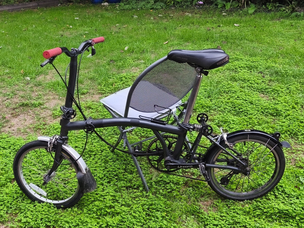 Brompton Folding Bike - 5 spd deraileur - Titanium upgrades