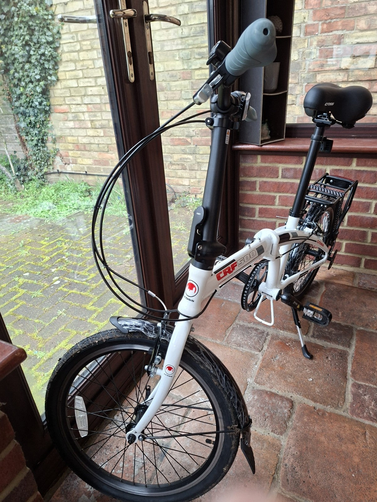 Cross CRF500 Folding bike 20 Inch Unisex White
