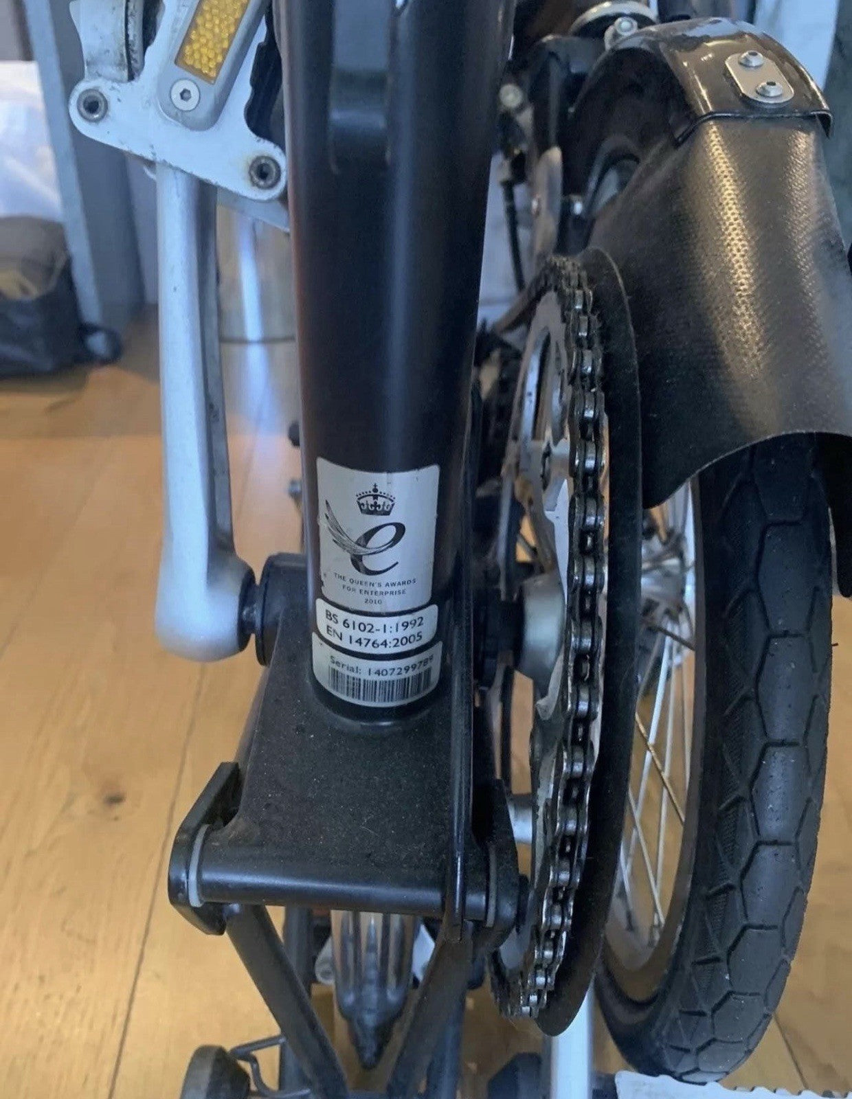 Brompton Folding Bike - Black - Good condition M3L