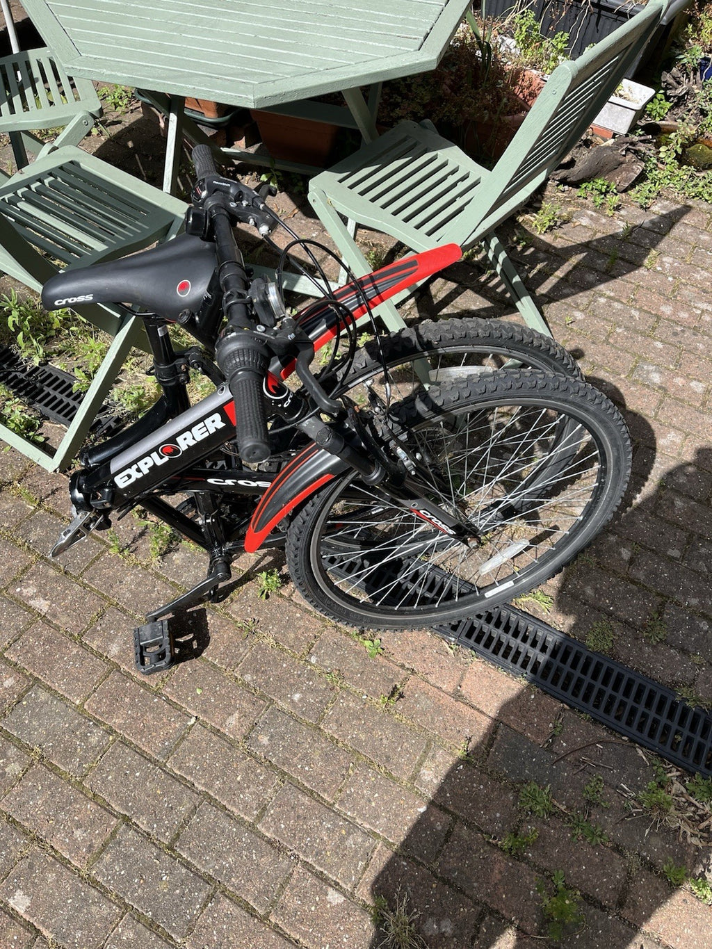 Explorer Cross Leisure Series Folding Bike Black And Red