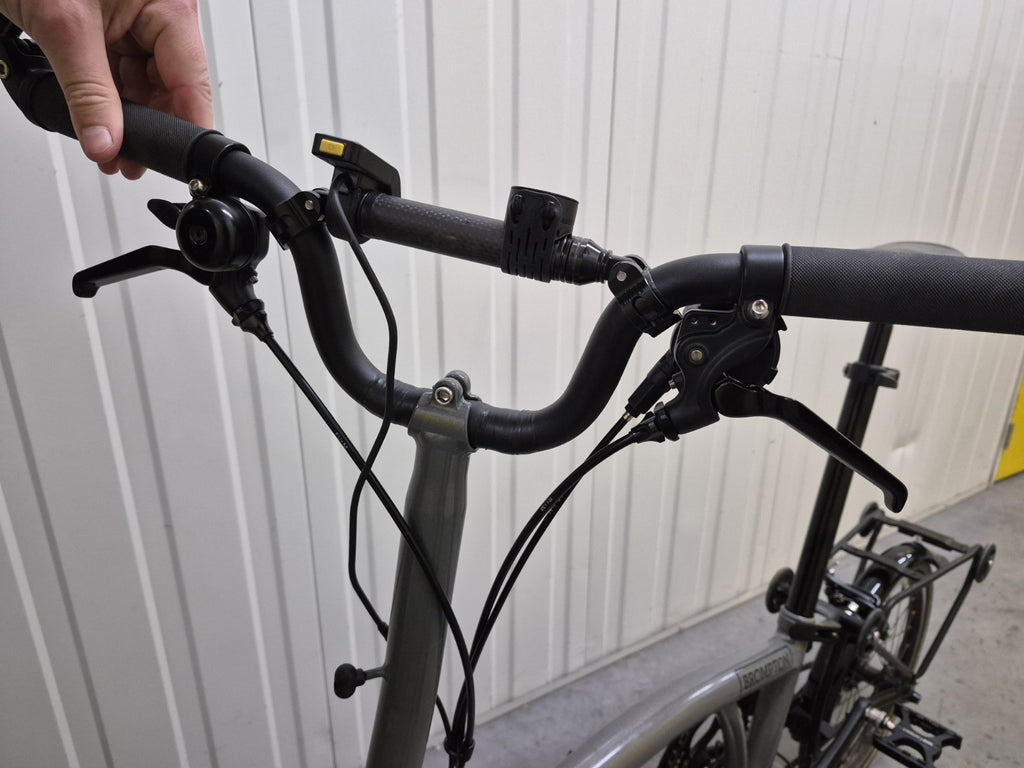 2023 Brompton P Line 4-Speed - high Handlebar - Midnight Black - New