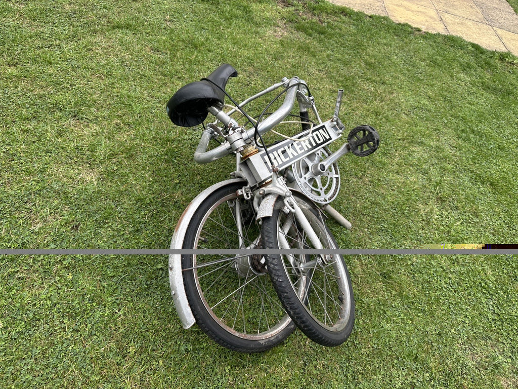 Vintage Bickerton Folding 3 Speed bike, ideal for shows and festivals