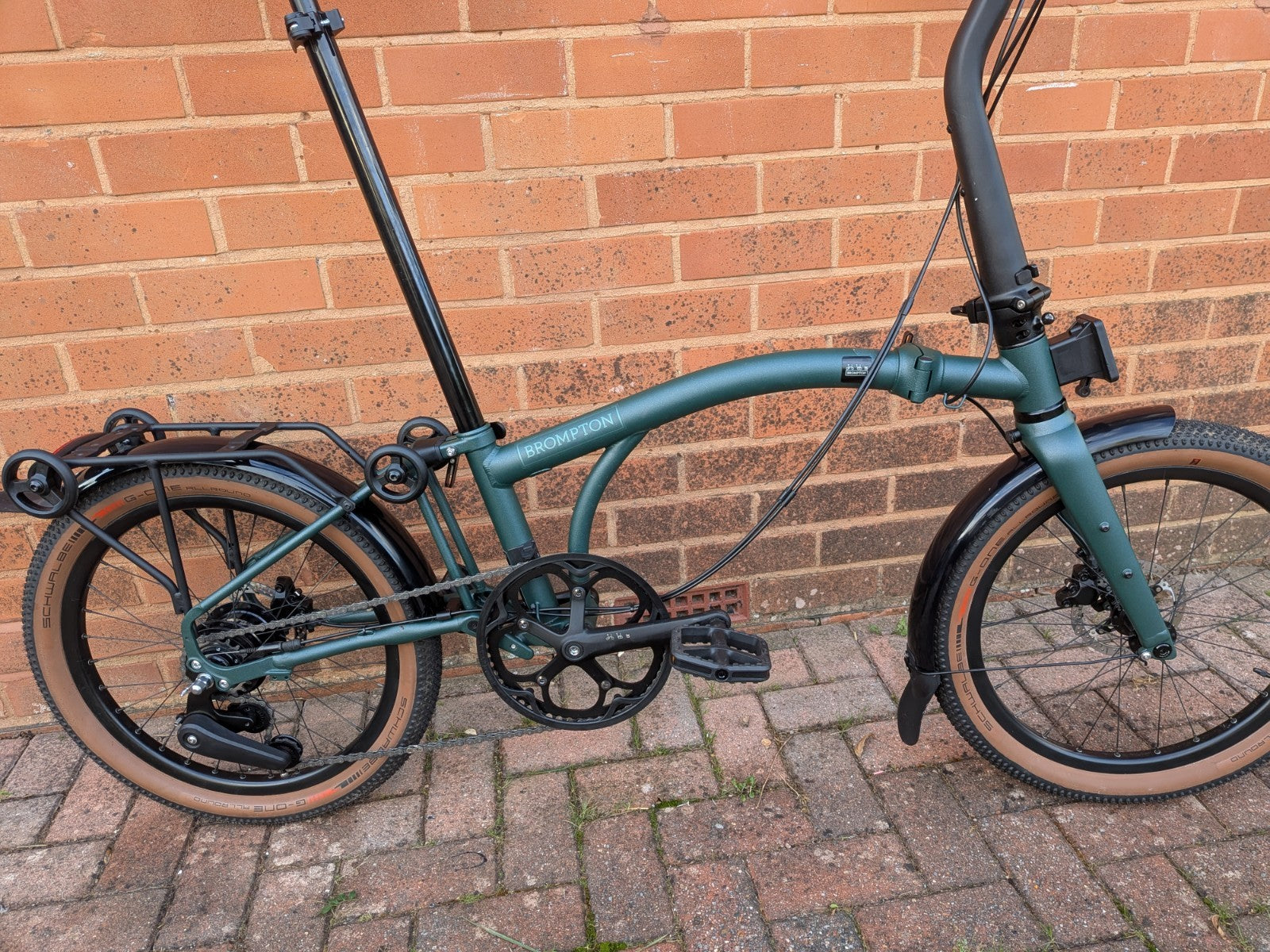 Brompton G Line Forest Green Large Excellent Condition Bairly Used