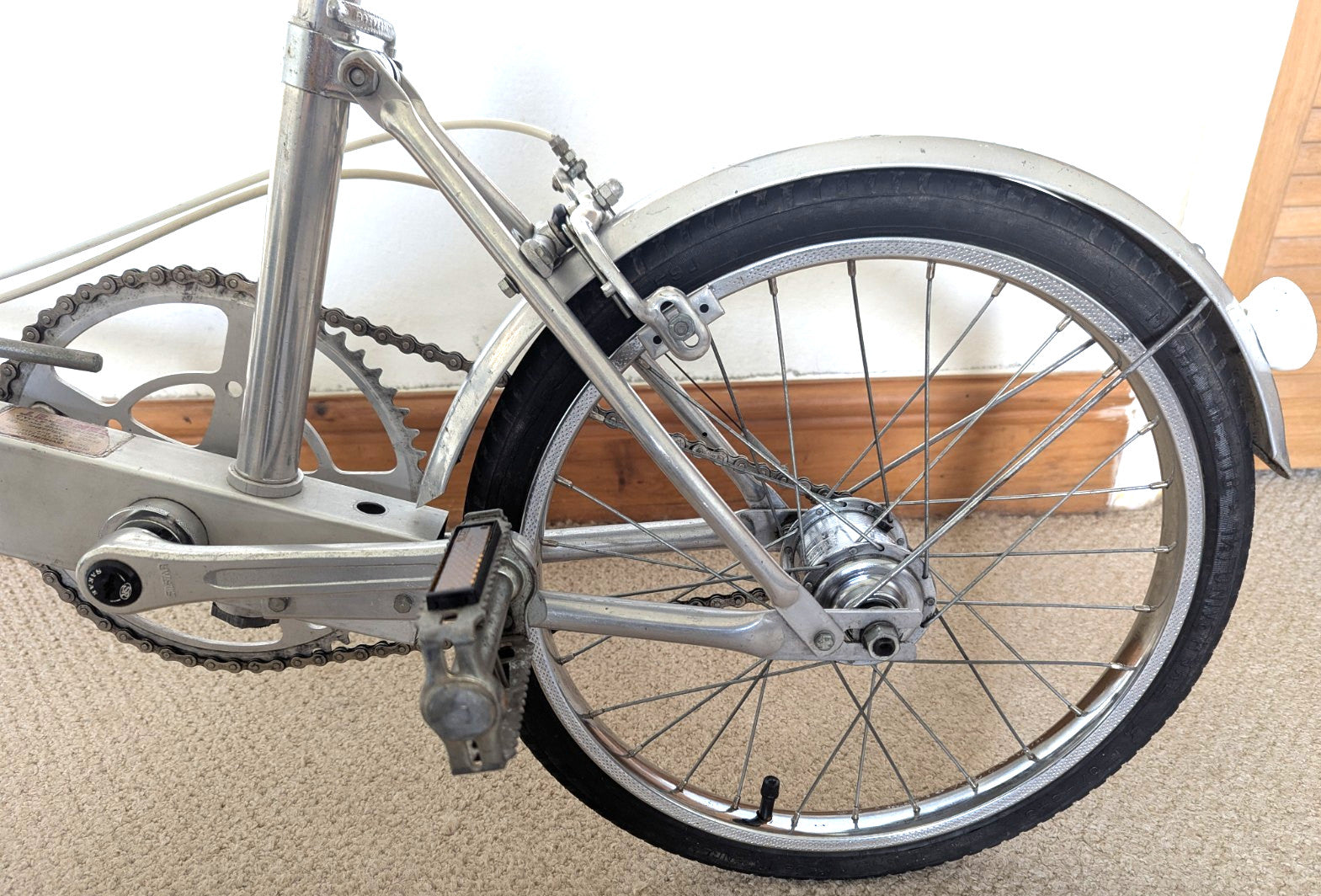 Vintage 1980 Bickerton Portable Folding Bike Compact Portable Excellent