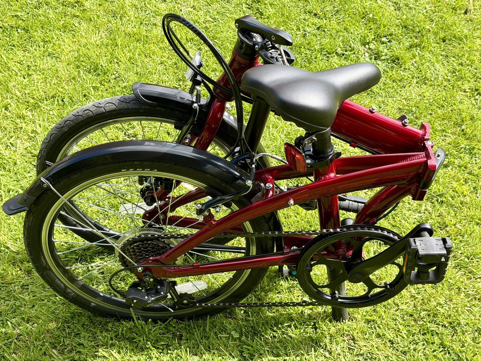 Tern Link A7 Folding Bike - Metallic Red - Rarely Used - Excellent Condition
