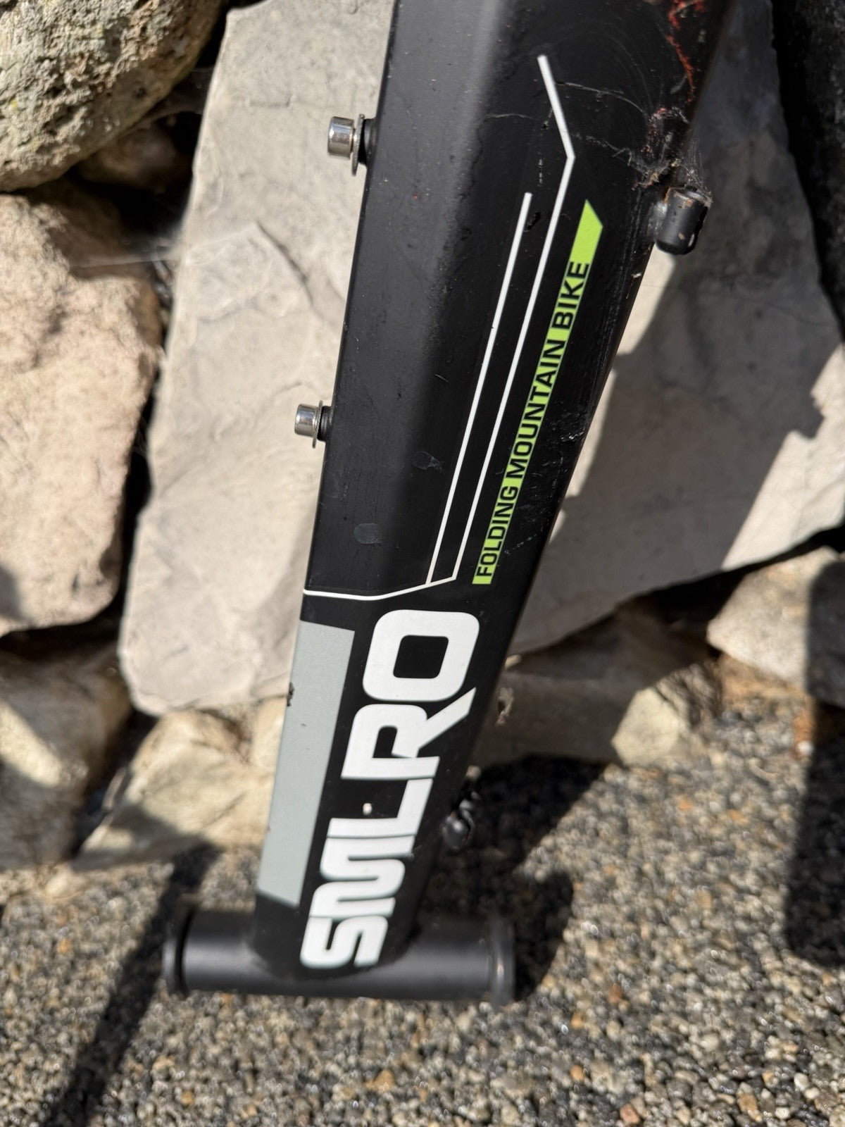 SMRLO Mountain Bike Frame Black Green Raceseng  Quickstyle MX300