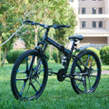 Folding Bike Men Women Mountain Bike 21 Speed Fully Suspended Bike 27.5" New