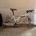 Dahon Matrix Folding Bike 20in Wheels White Front Suspension V-Brakes Flat Bar