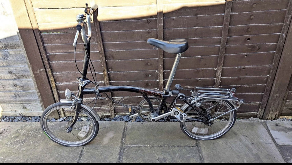 Brompton Folding Bike 3 -Speed, Black