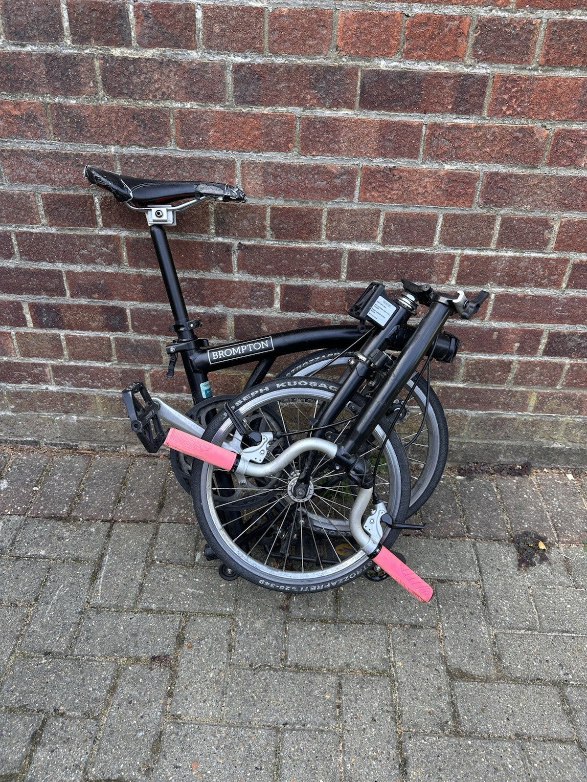 Brompton Folding Bike Super light Wheels Black Single Speed