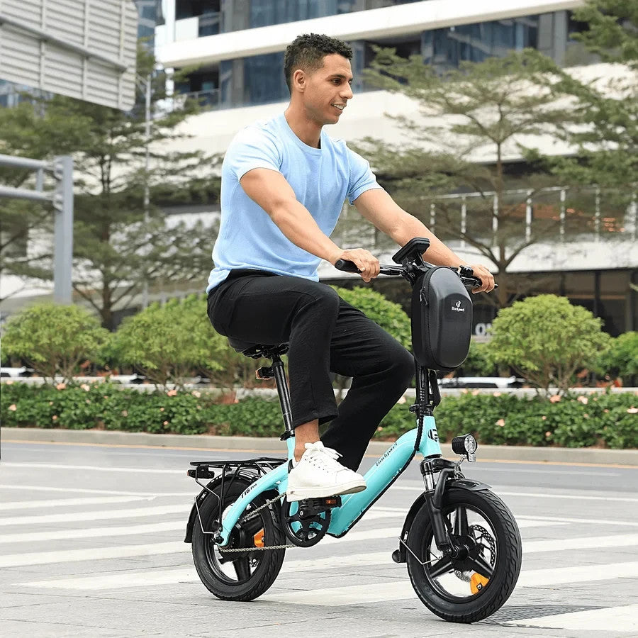 14"All-Terrain Folding commuter bike,21kg,36V 10Ah,25KM/H,Full Disc,No Rack-T16B