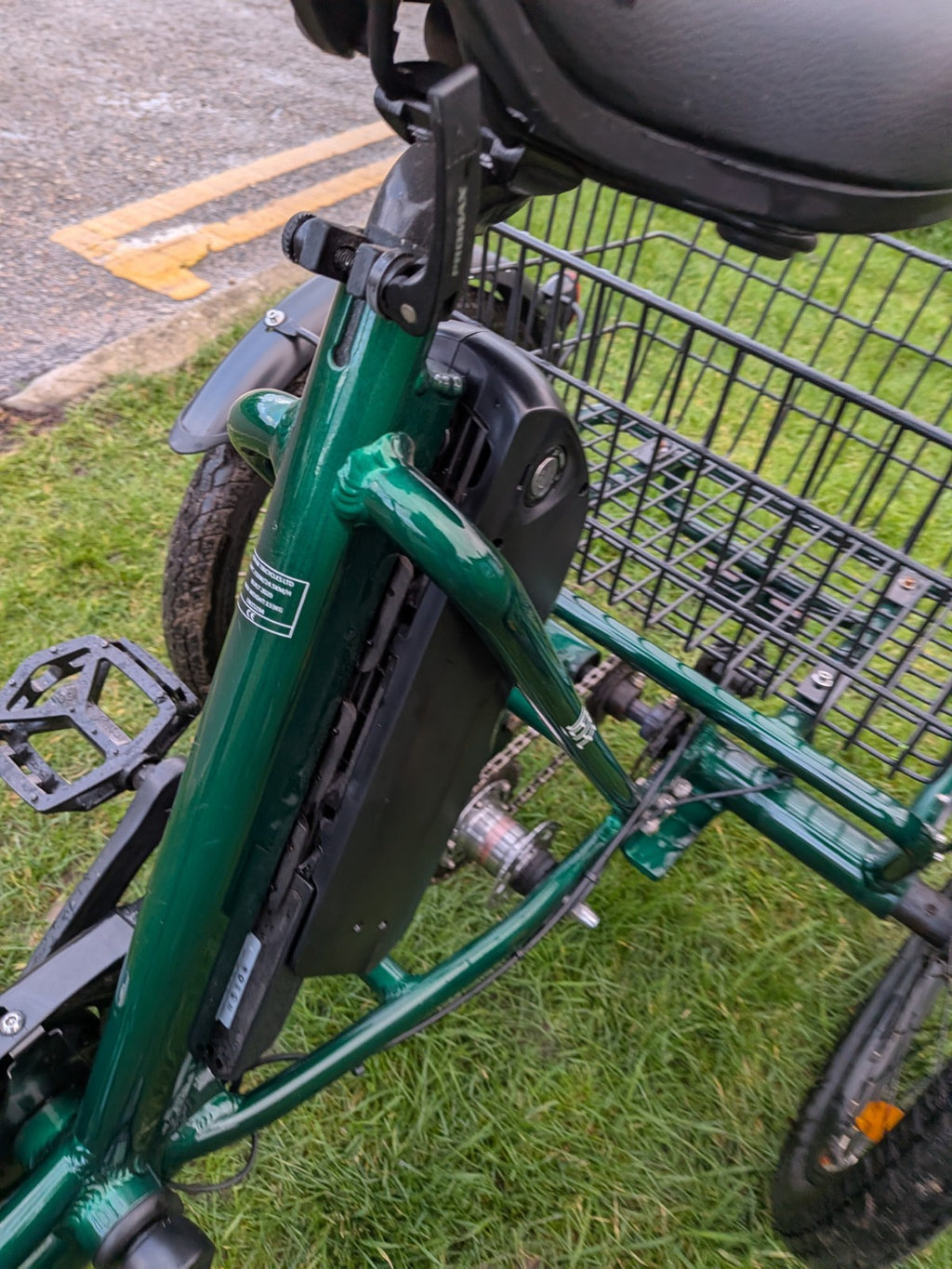 Jorvik Elite Jet E-20 Folding Trike, ONLY 32 MILES, BRAND NEW BATTERY, DELIVERY