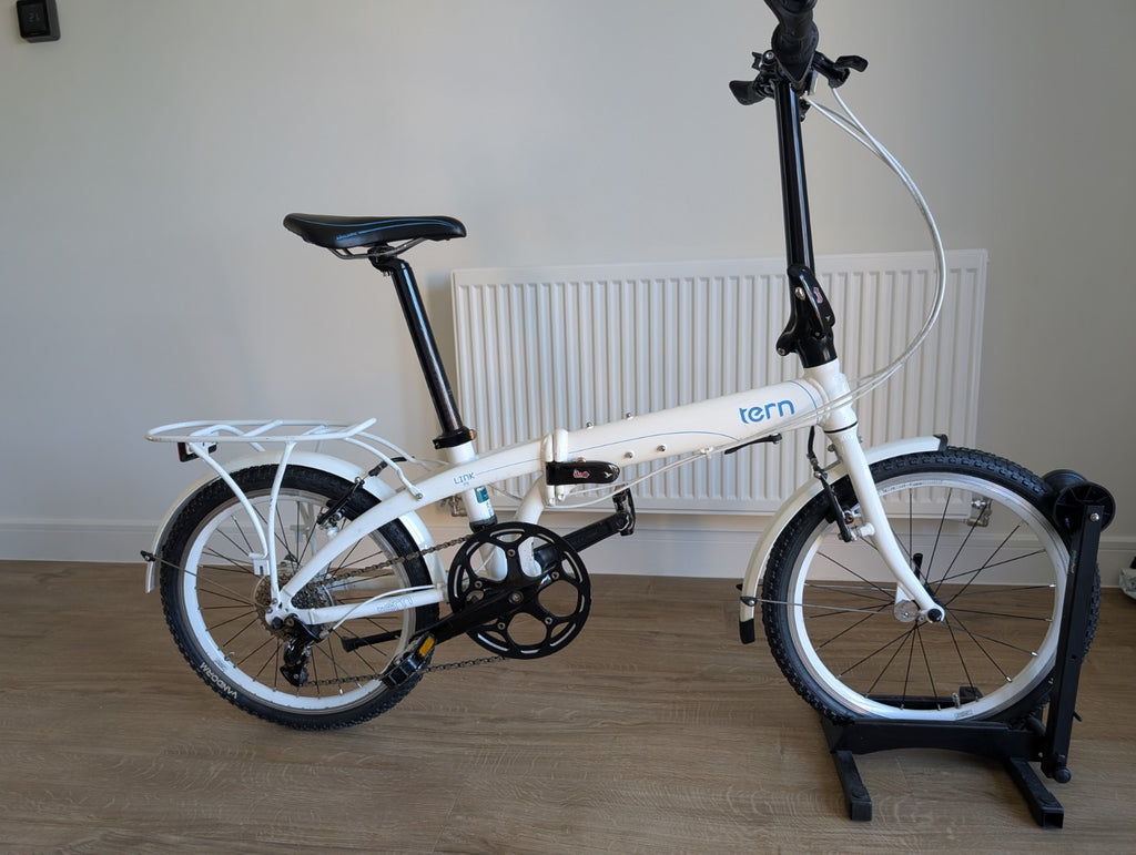 Tern Link P9 Folding Bike – White – Great Condition