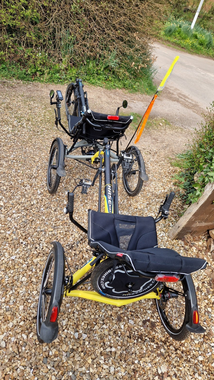 2021 Hase Bikes Kettwiesel /Trix childs  Folding Recumbent trike tandem.🦚
