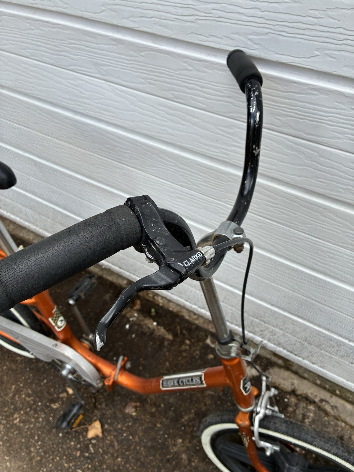 Vintage 1970s Hawk Cycles Step Through Bicycle - Orange - Skyway II Rims