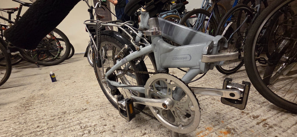 Dahon Vitesse Alloy folding commuter bike, Grey/Blue, good condition *delivery