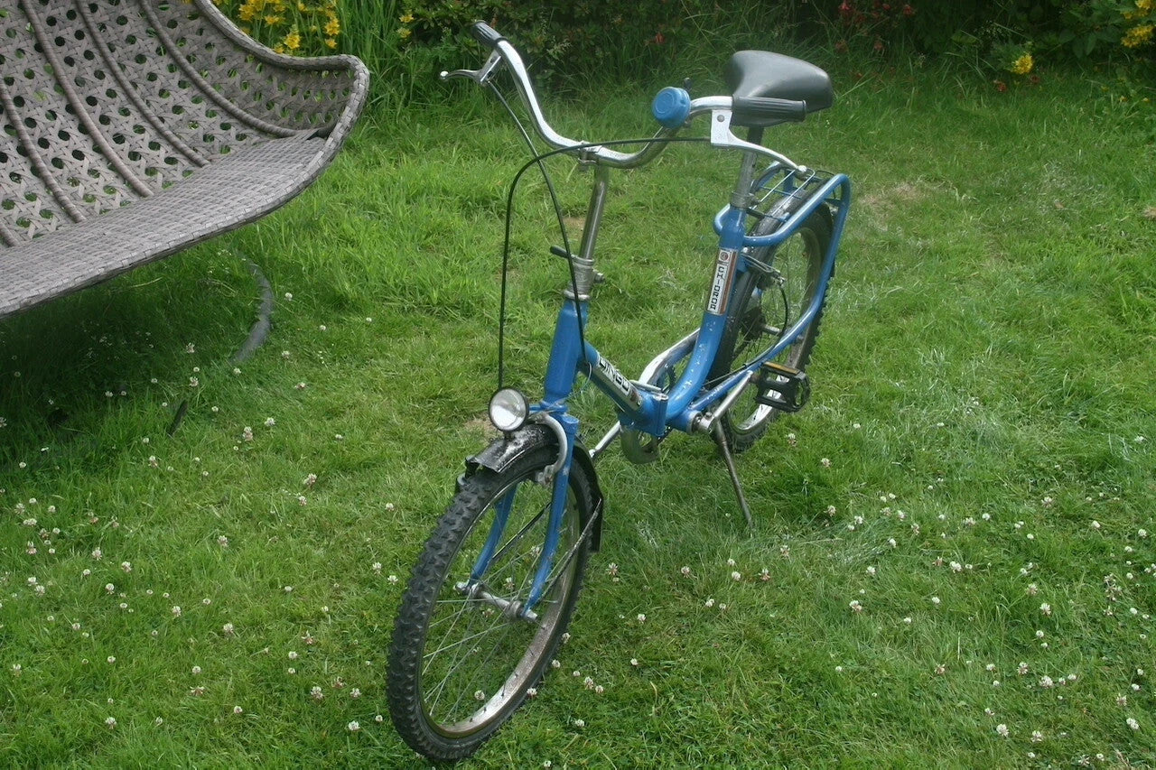 Chiorda Dingo Vintage Italian Folding Bike with Dynamo 20" Wheels Very Rare