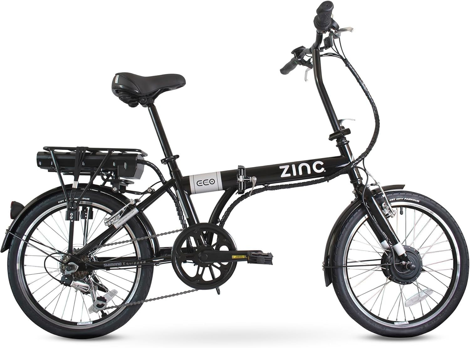 Zinc 20 Inch Wheel Size Eco Unisex 36V Folding Electric Bike, SEAT ROD