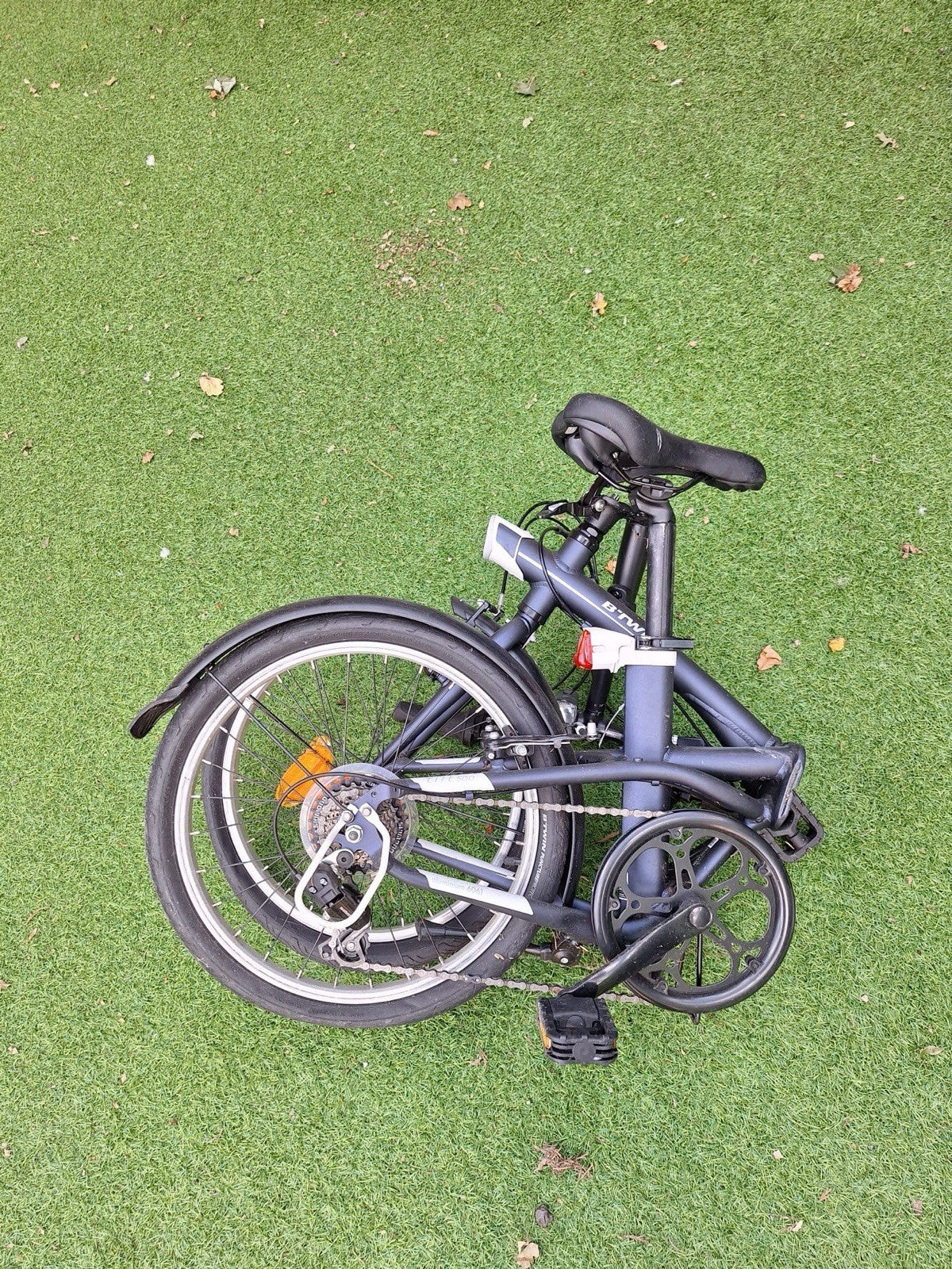 BTWIN Folding Bike Fold 500 - Dark blue