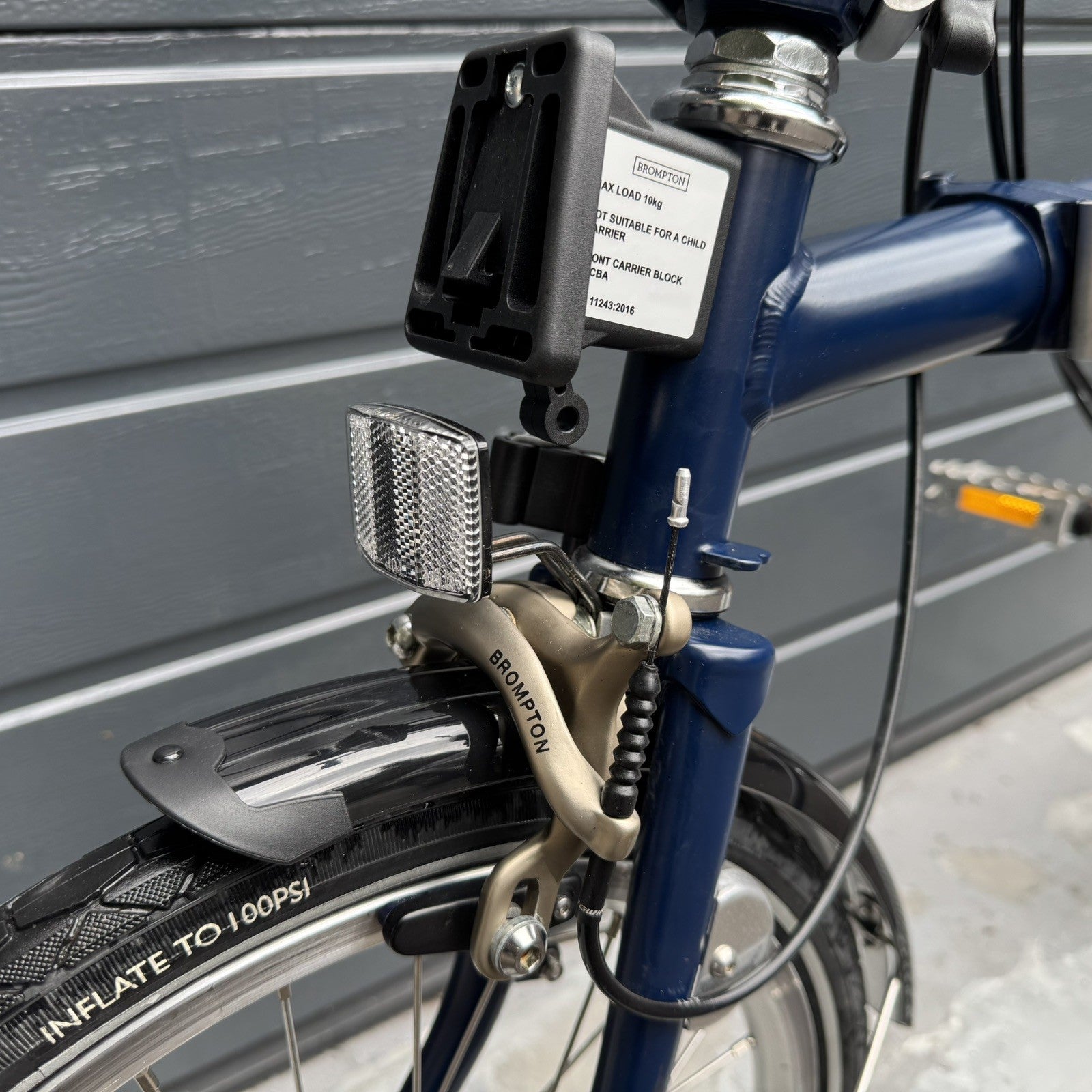 Brompton M3L 3 speed Tempest Blue Superb Condition