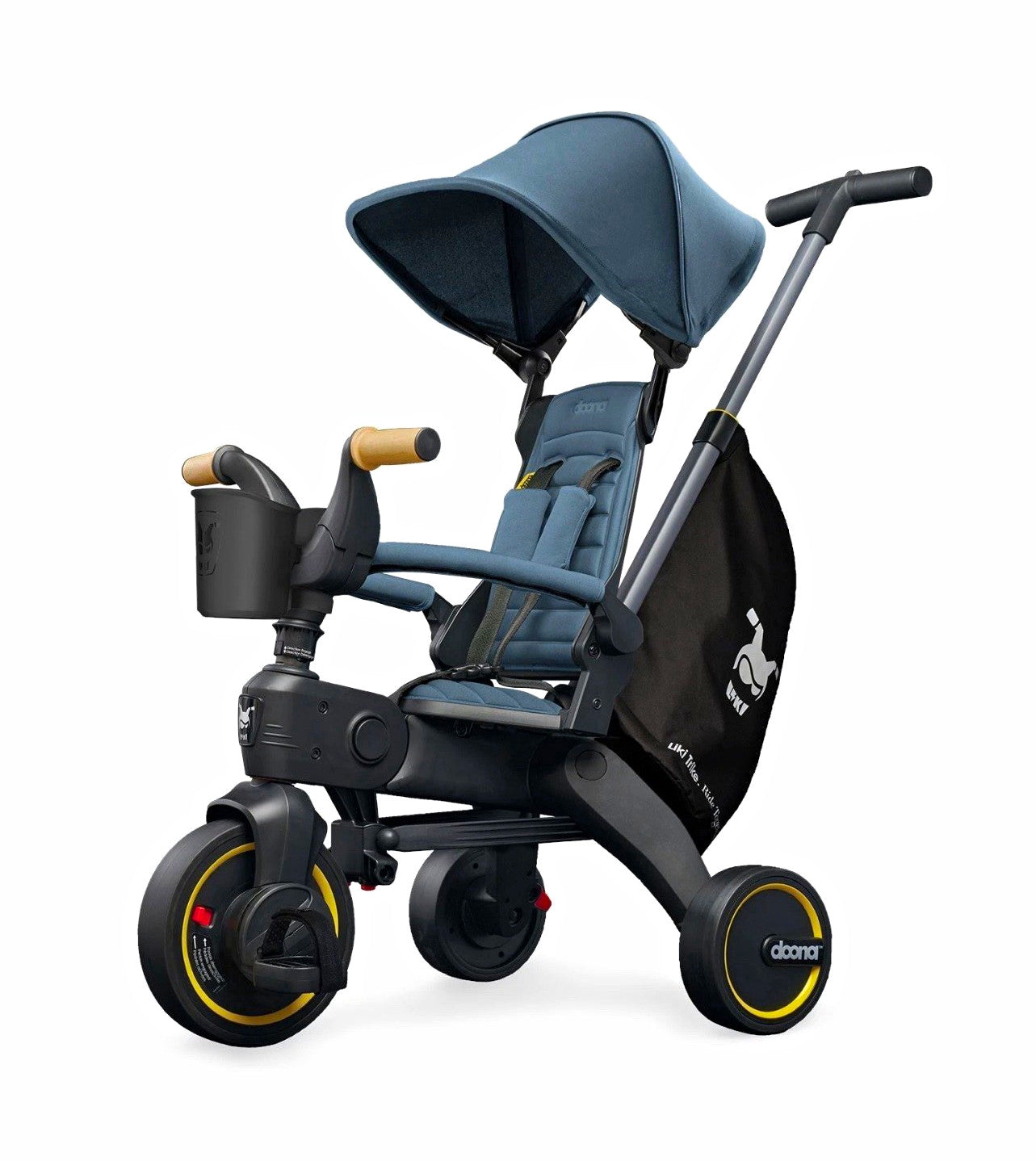 Doona Liki Trike S5 Deluxe Foldable Push-Along Trike Ocean Blue- New-RRP £269