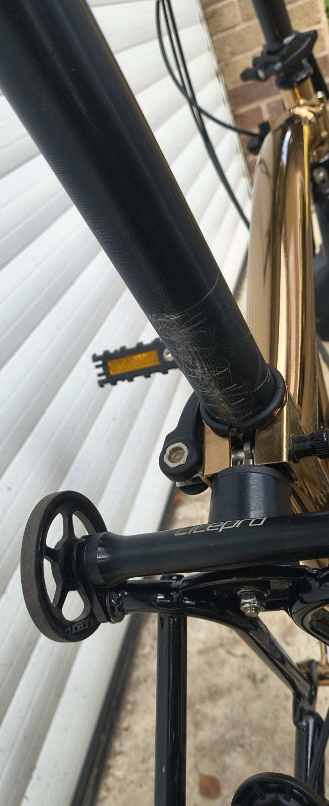 Avro Folding Bike, 16'' Wheels, 9 Speed, Disc Brakes. Alternative To a Brompton.