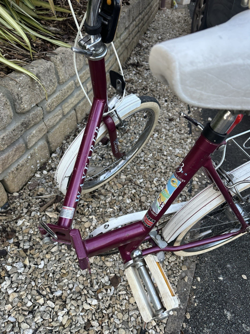 Raleigh Shopper Bike Vintage 80s 20-inch Non-Folding Wheels