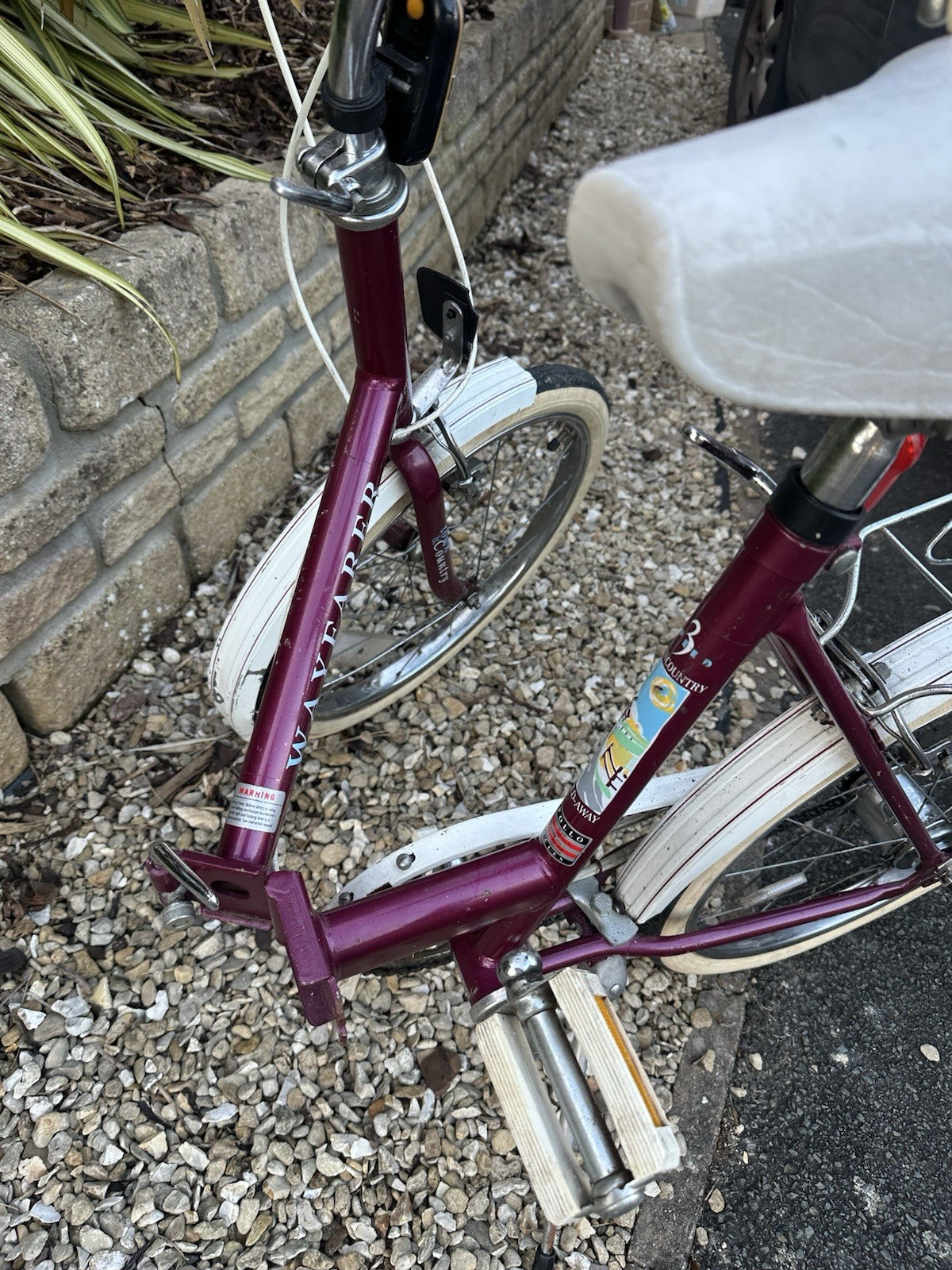Raleigh Shopper Bike Vintage 80s 20-inch Non-Folding Wheels