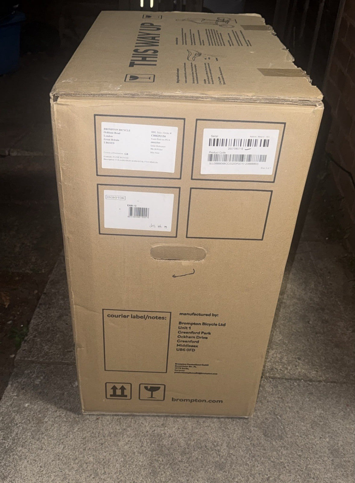 Brompton P line 12 Speed Brand New 2026 Black + Box Included