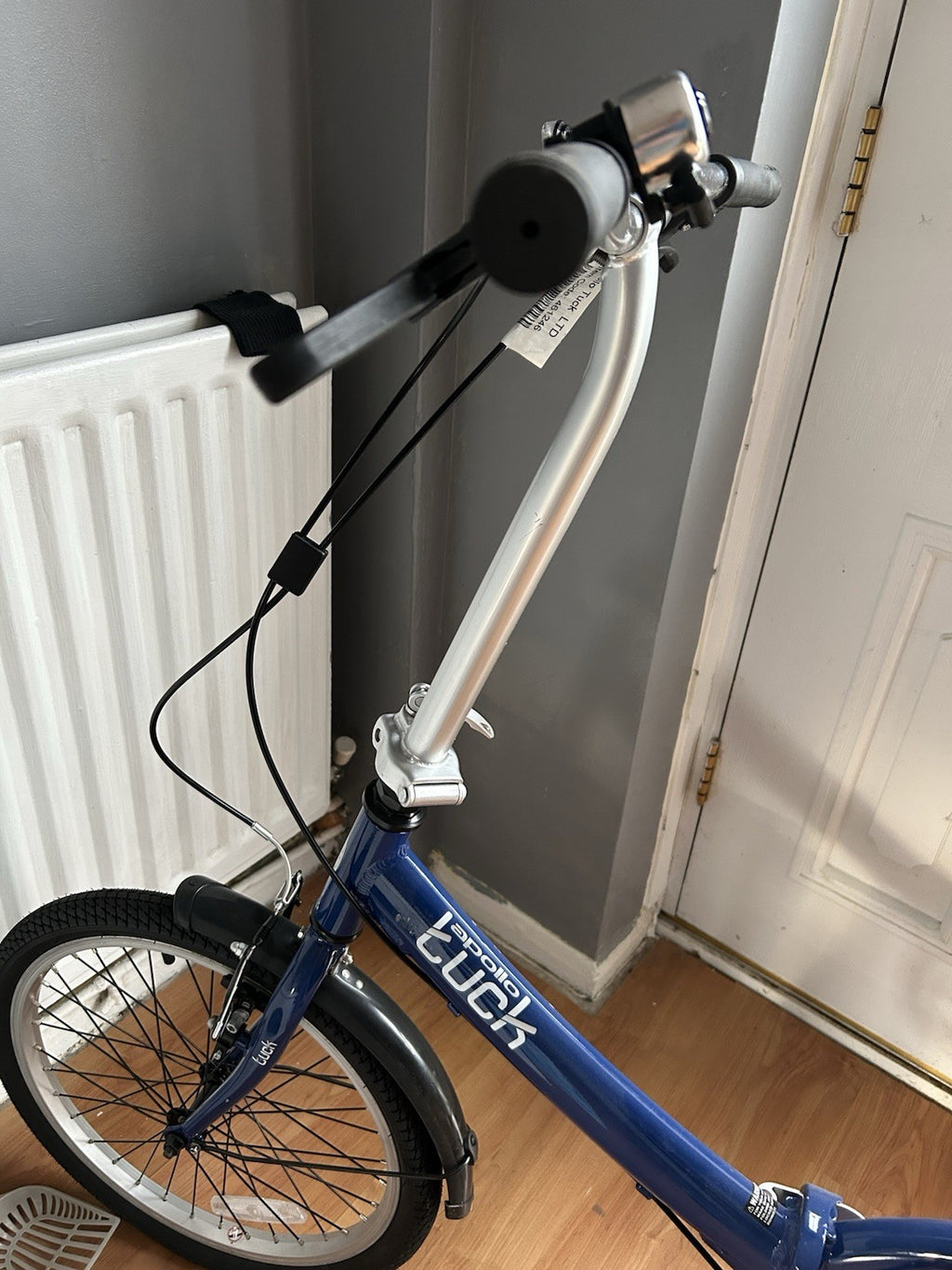 Apollo Tuck 20'' Lightweight Folding Bike Single Speed Blue
