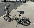 Raleigh Evo 20in Folding Bike Grey/Black, Rear Rack & Mudguards, V-Brakes