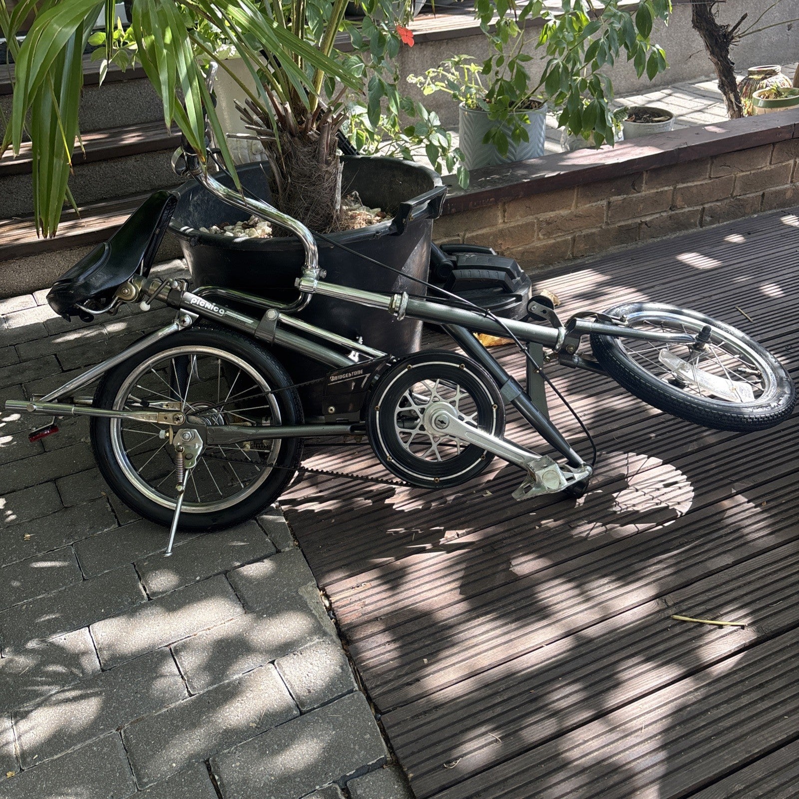 Folding Bike Picnica Bridgestone 1980s Retro