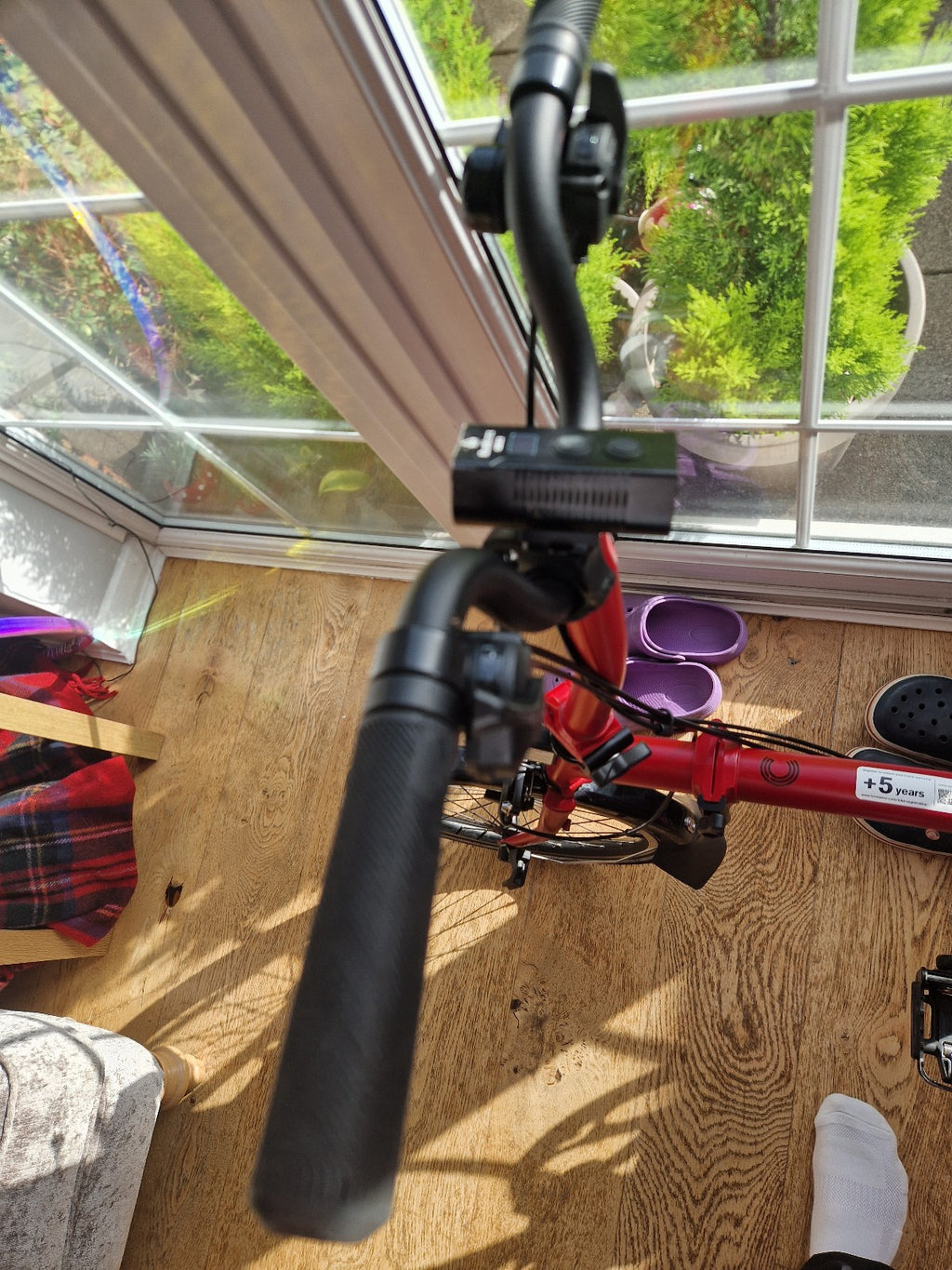 Brompton Folding C Line Bike 6-Speed, Red