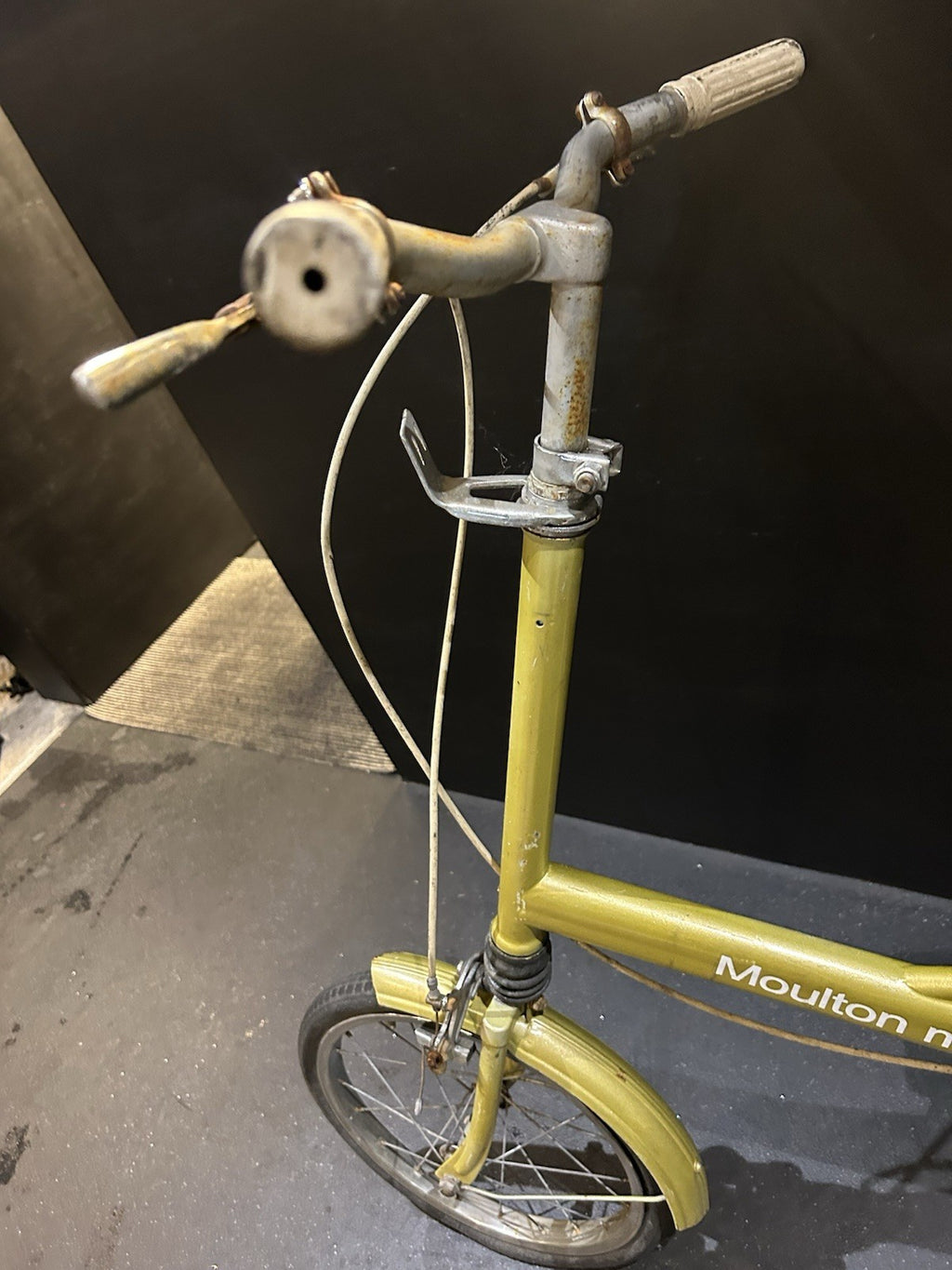 Moulton Mini Folding Bike 16in 1972 Steel 1 Speed Rack Mudguards Caliper