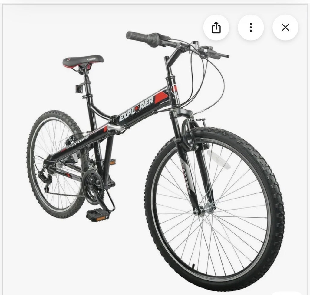 Cross Explorer 26" Wheel Size Unisex Folding Mountain Bike