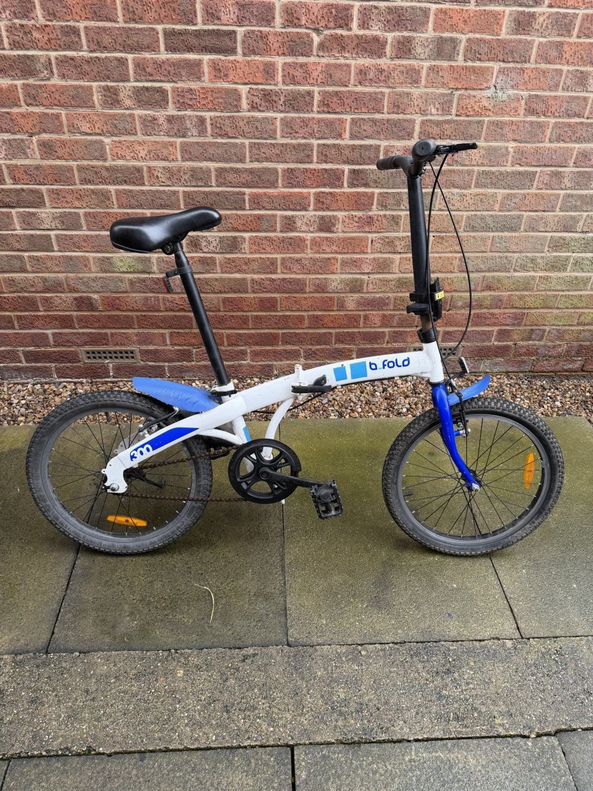 B_fold 300 Folding Bike B Twin Decathlon Bicycle