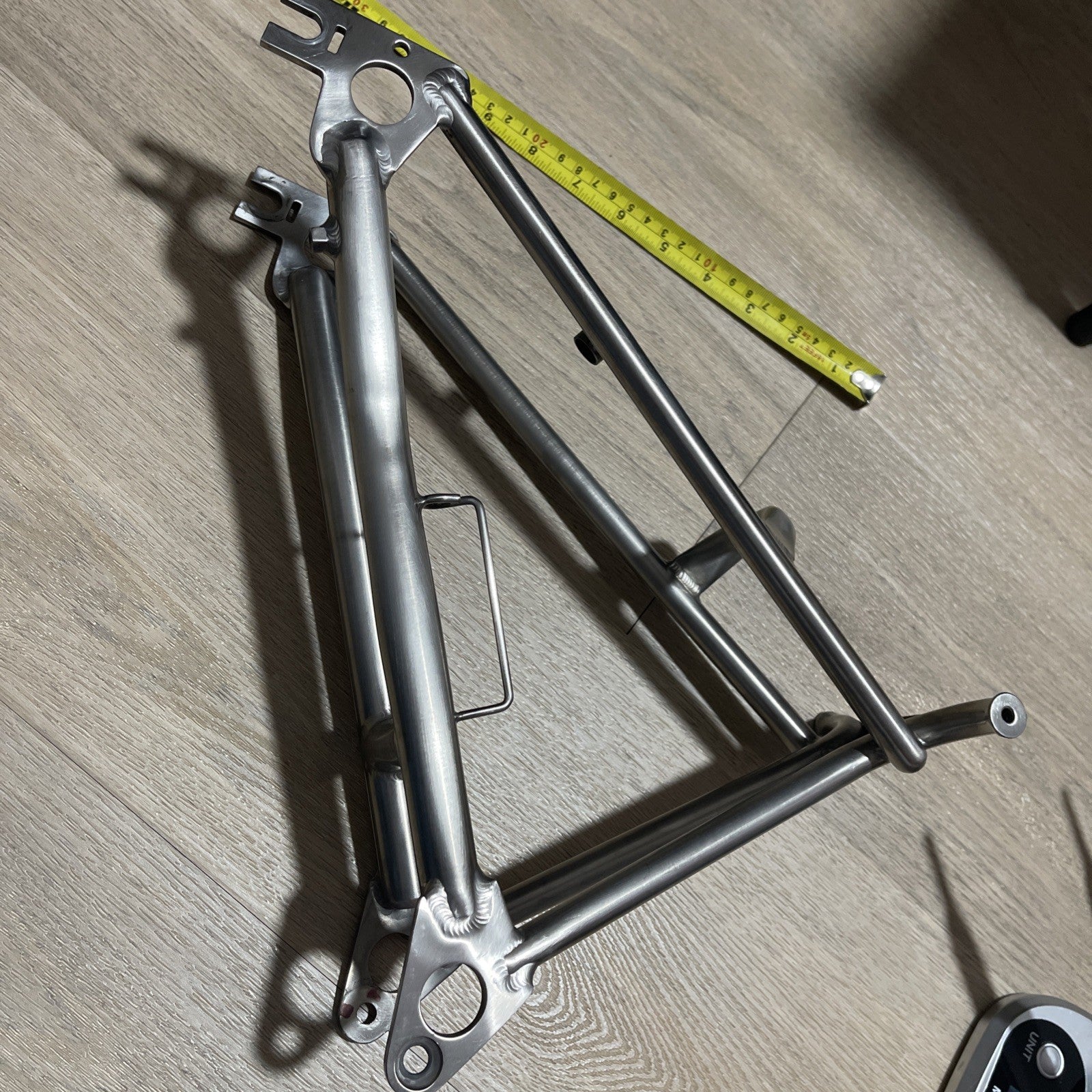 TITANIUM Brompton Rear Triangle + Fork Black SuperLight  Worldwide