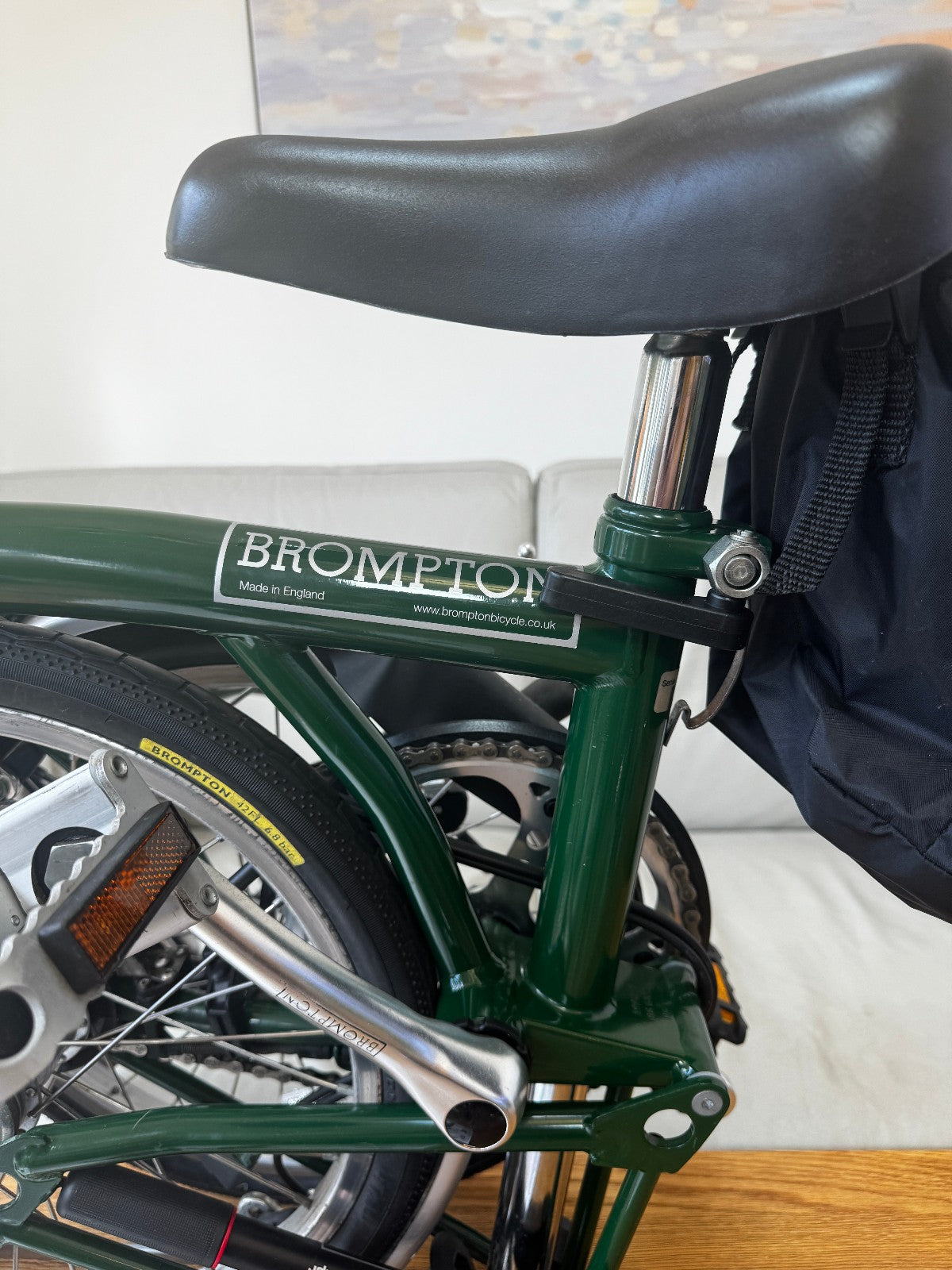 Classic 6-Speed Brompton Folding Bicycle B - Racing Green - MINT