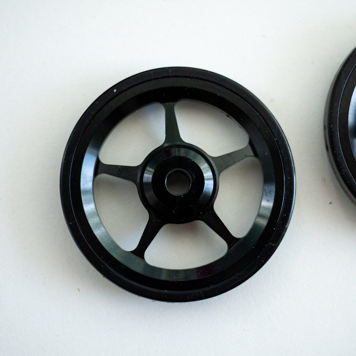 UK SELLER - For Brompton Pair Superlight Easy Alloy Black Wheels & Bolts