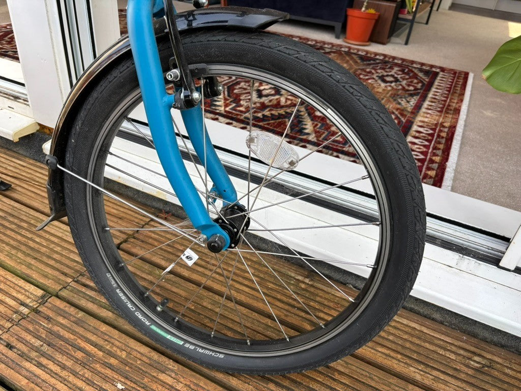 Tern Link B7 Folding Bicycle 20" - Blue - Good Condition