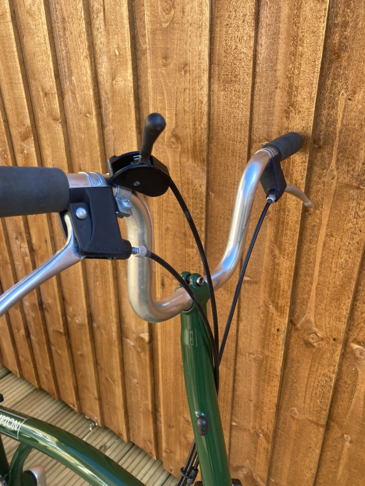 Brompton Racing Green Folding Bike 3 Speed + Outeredge Bag